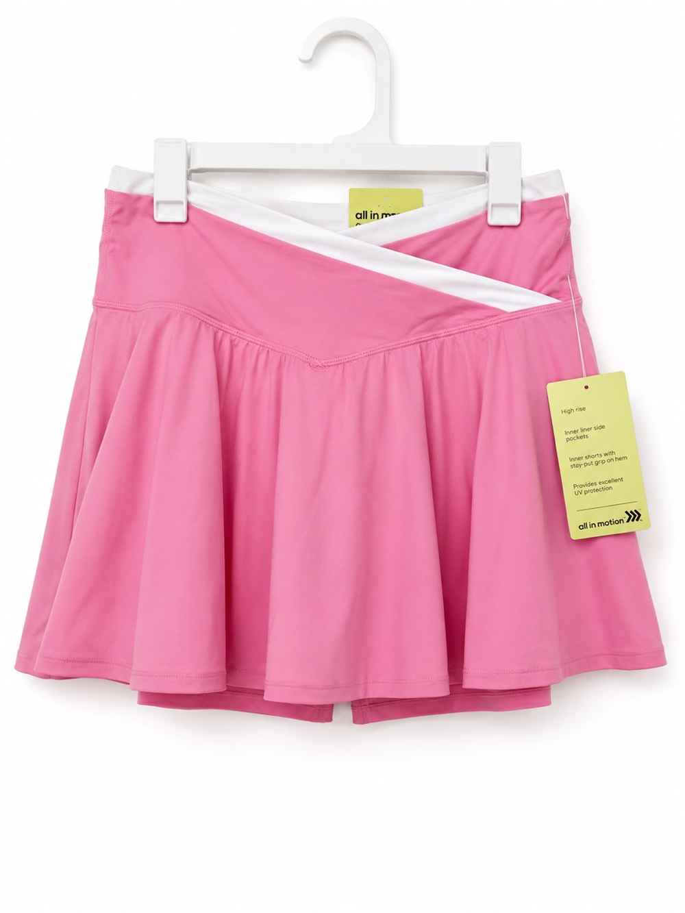 All in Motion Pink High-Rise Knit Skort – Size Medium NWT